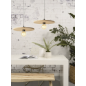 Hanging lamp cork Algarve Lght.brown
