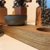 Coquetier bois céramique 100% suisse