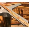 Pied de table trompette laiton Italie