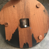 Horloge / DOS en bois de pont du vapeur Savoie