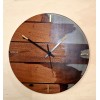 Horloge en bois de pont du vapeur Savoie