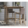 Table mange-debout / Planter Bar Table en teck recyclé