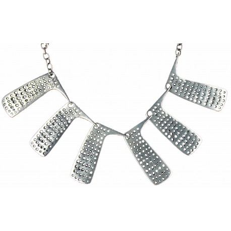 Collier 6 oiseaux en maille Toulhoat