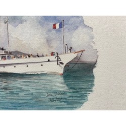 Dampfschiffe auf dem Genfersee Serie/4x