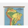 Détail South America Wall Map Erstwhile