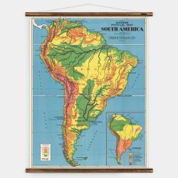 South America Wall Map
