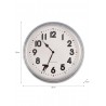 Horloge murale XXL en acier galvanisé