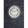 Horloge murale XXL en acier galvanisé