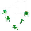 Mobile Grenouilles 5x frogs Flensted