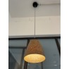 Lampe suspension copeaux